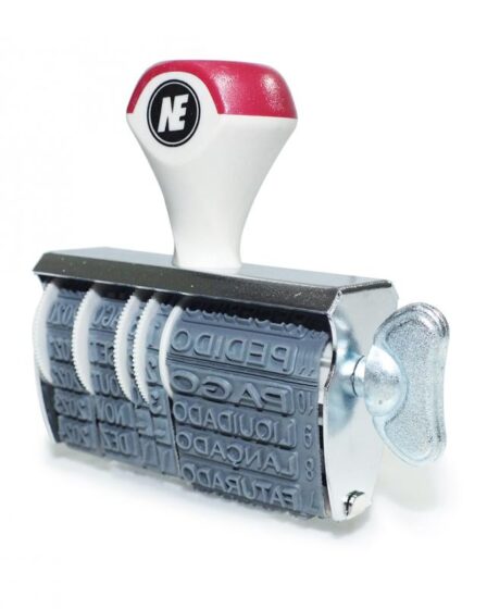 Carimbo datador com texto: o aliado da organização no seu dia a dia