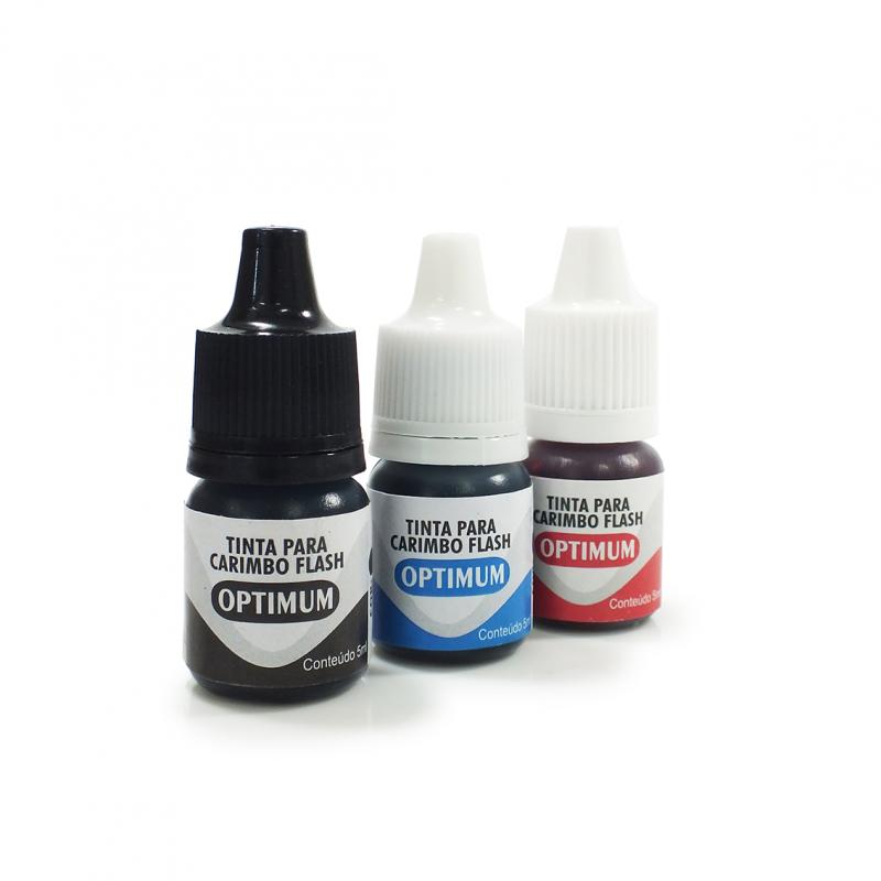 Tinta para carimbos flash optimum